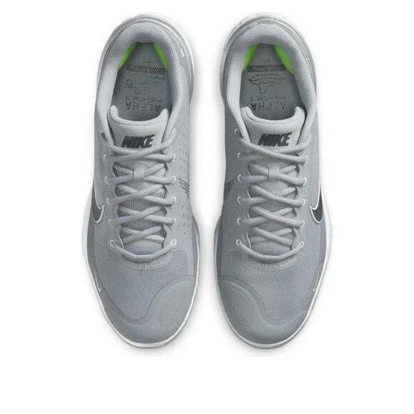 Size 11 Nike Alpha Huarache 3 Elite Metal Baseball Cleats Smoke Gray CK0746-002